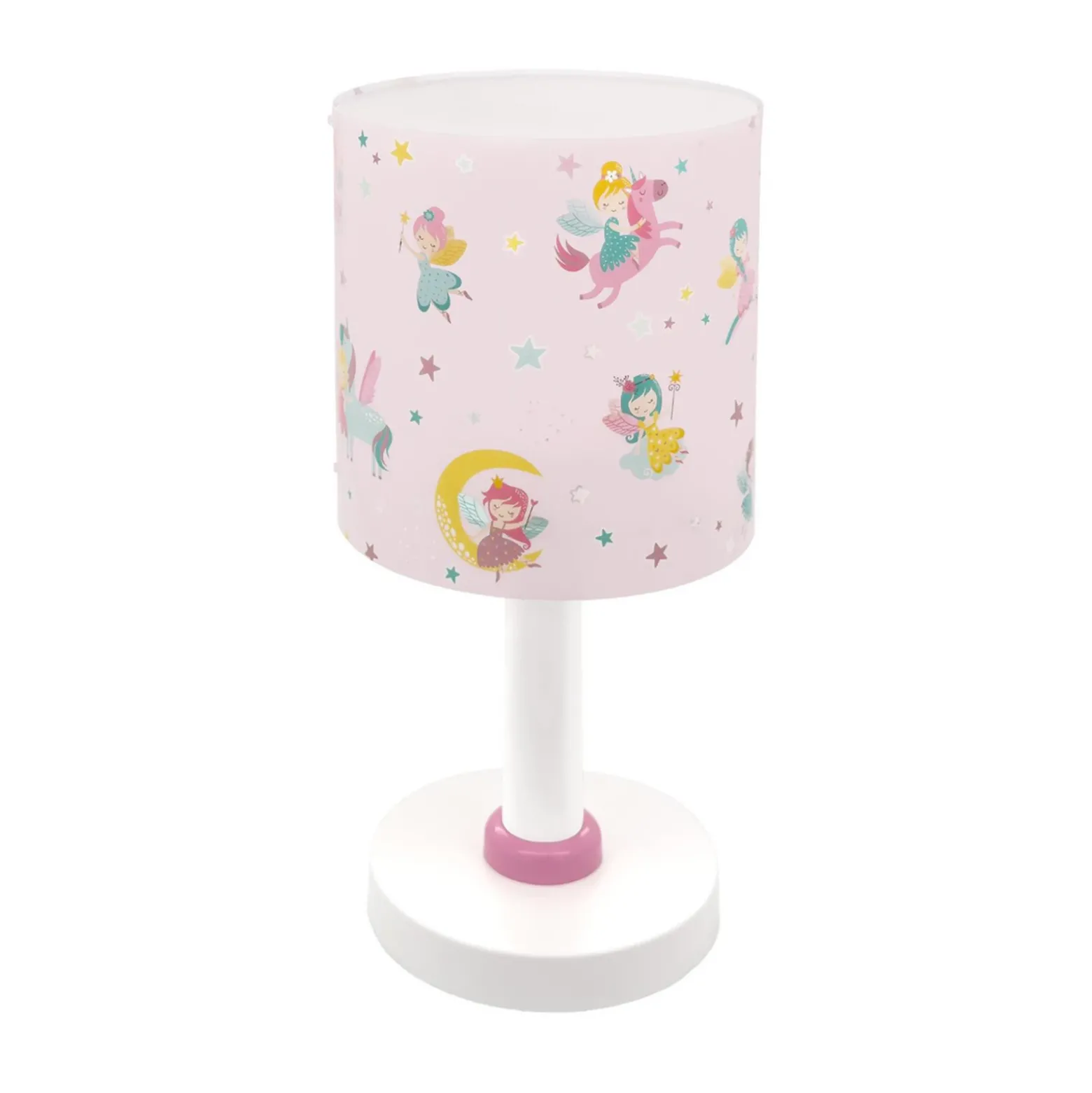 Lámpara de mesa infantil Fairy Dreams, G4, Ø 15 cm