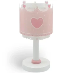 Lámpara de mesa infantil Little Queen, G4, Ø 15 cm