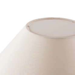 Lámpara de mesa IRIS de Globen Lighting, color crema, altura 45 cm
