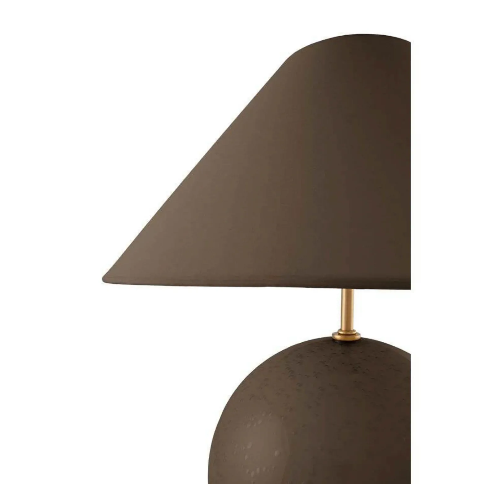 Lámpara de mesa IRIS de Globen Lighting, marrón, altura 39 cm