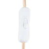 Lámpara de mesa IRIS de Globen Lighting, beige/negro, altura 39 cm