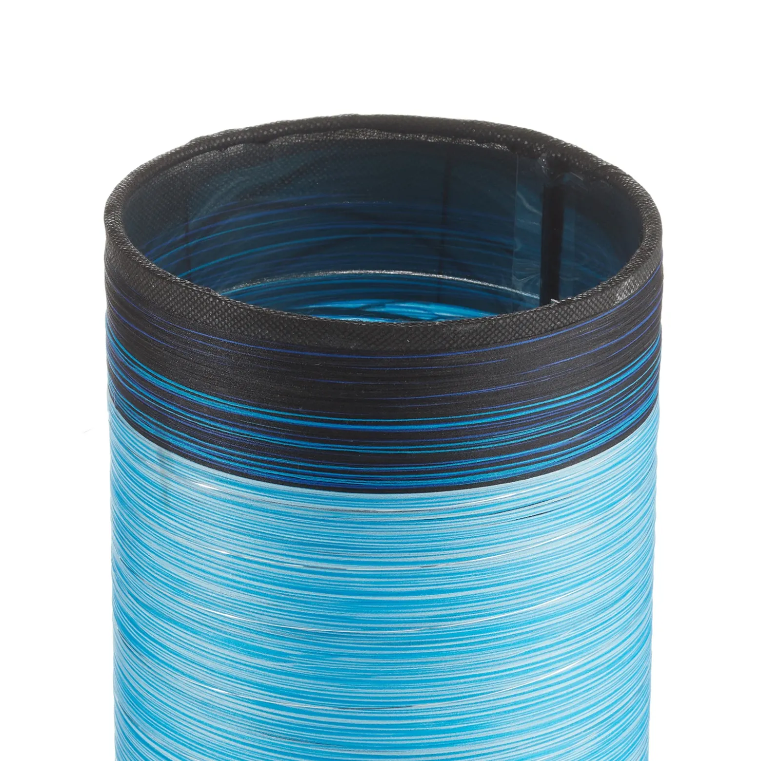 Lámpara de mesa Julie envuelta en hilos, azul