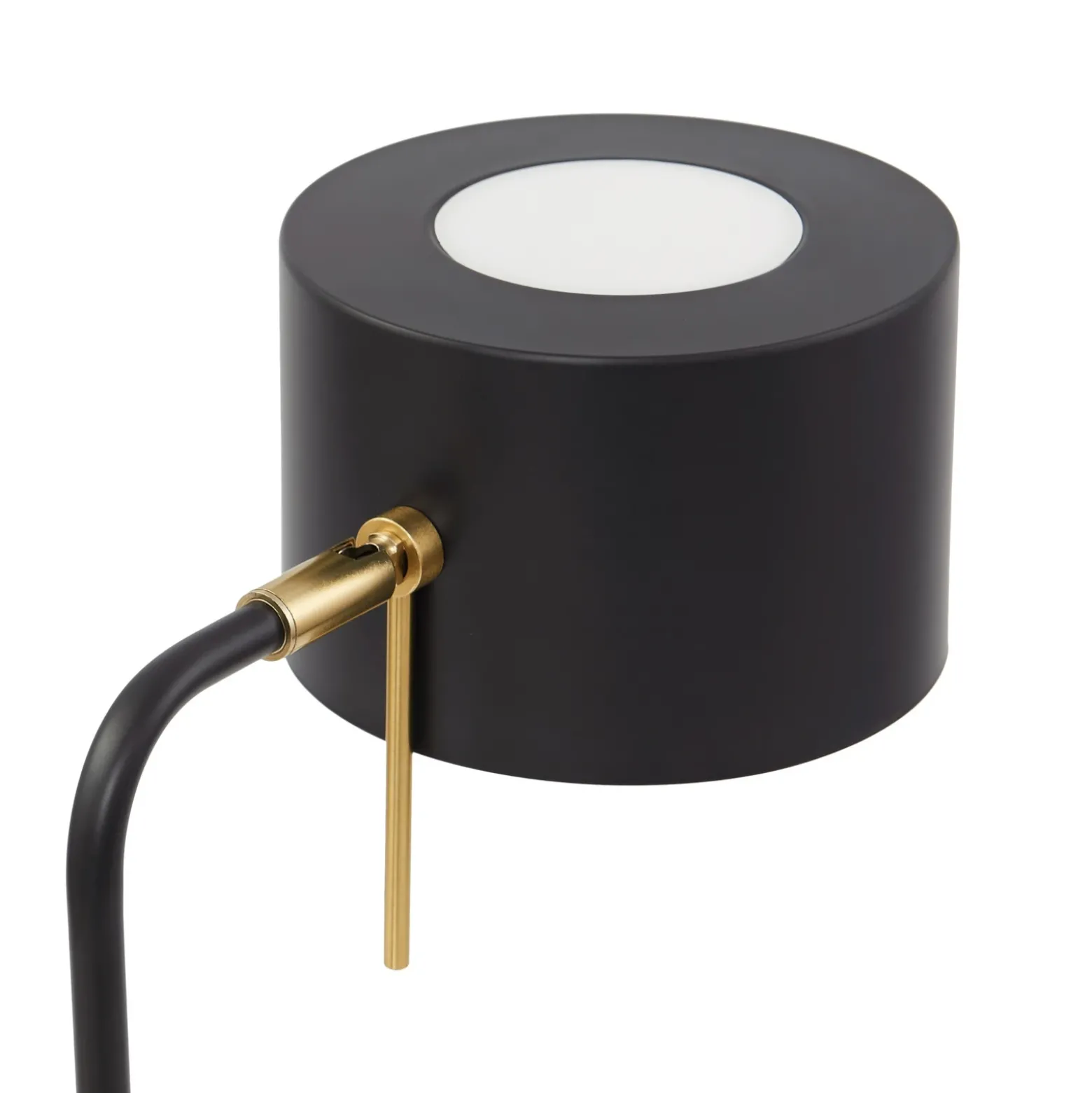 Lámpara de mesa Kaida de Lindby, negra, metal