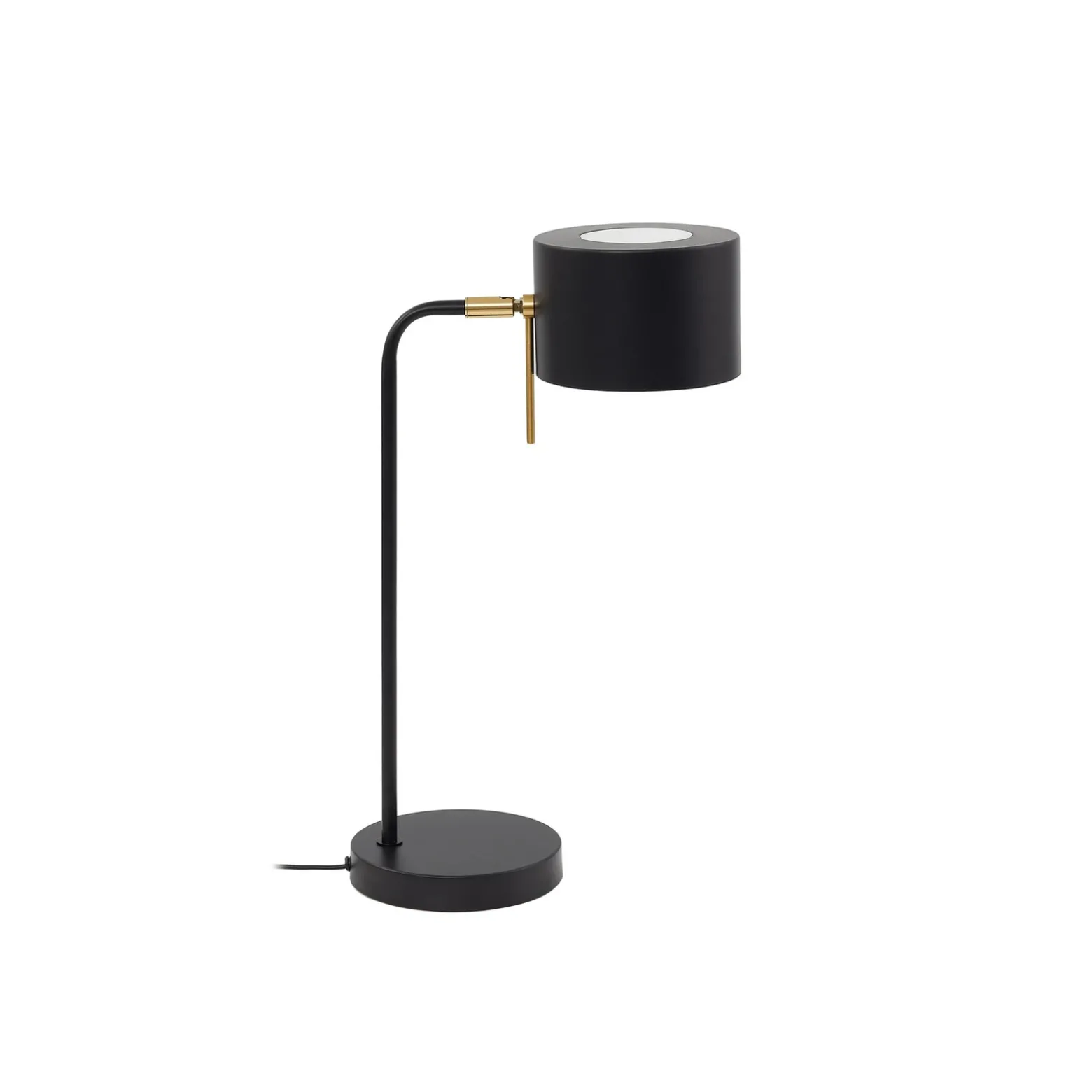 Lámpara de mesa Kaida de Lindby, negra, metal