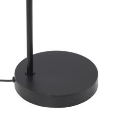 Lámpara de mesa Kaida de Lindby, negra, metal