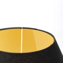 Lámpara de mesa KARE Boxer Bull, negro/dorado, 53 cm, E27