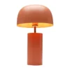 Lámpara de mesa KARE Loungy, marrón, acero, altura 38 cm