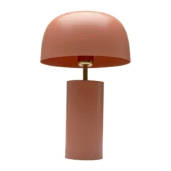 Lámpara de mesa KARE Loungy, marrón, acero, altura 38 cm