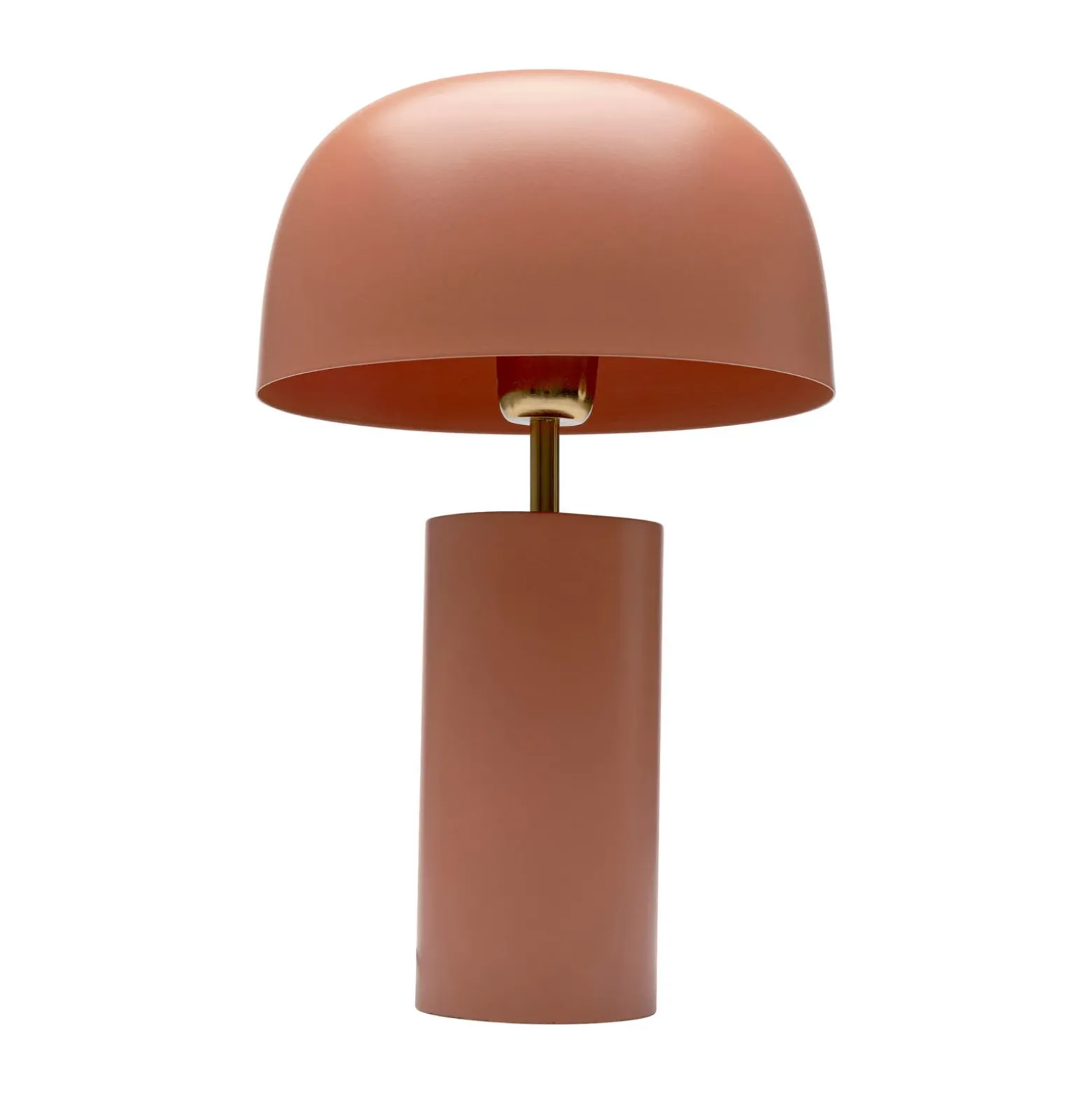 Lámpara de mesa KARE Loungy, marrón, acero, altura 38 cm