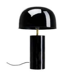 Lámpara de mesa KARE Loungy, negra