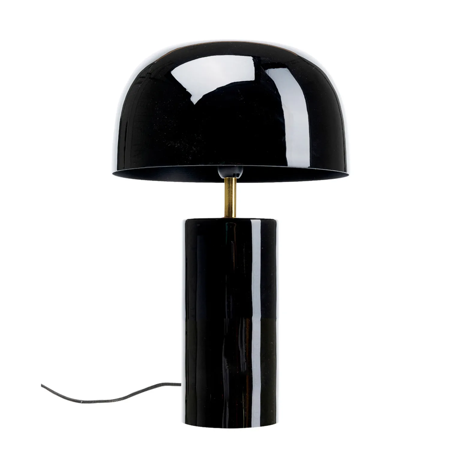 Lámpara de mesa KARE Loungy, negra