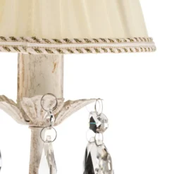 Lámpara de mesa Karen Altura 40 cm marfil