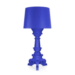 Lámpara de mesa Kartell Bourgie Mat, azul, 78 cm, 3 luces, E14