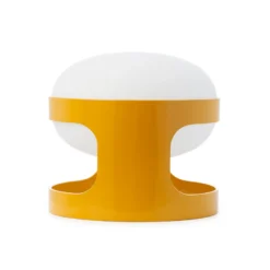 Lámpara de mesa Kartell KD28, amarillo mostaza, Ø 25 cm, E14-LED
