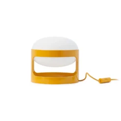 Lámpara de mesa Kartell KD28, amarillo mostaza, Ø 25 cm, E14-LED