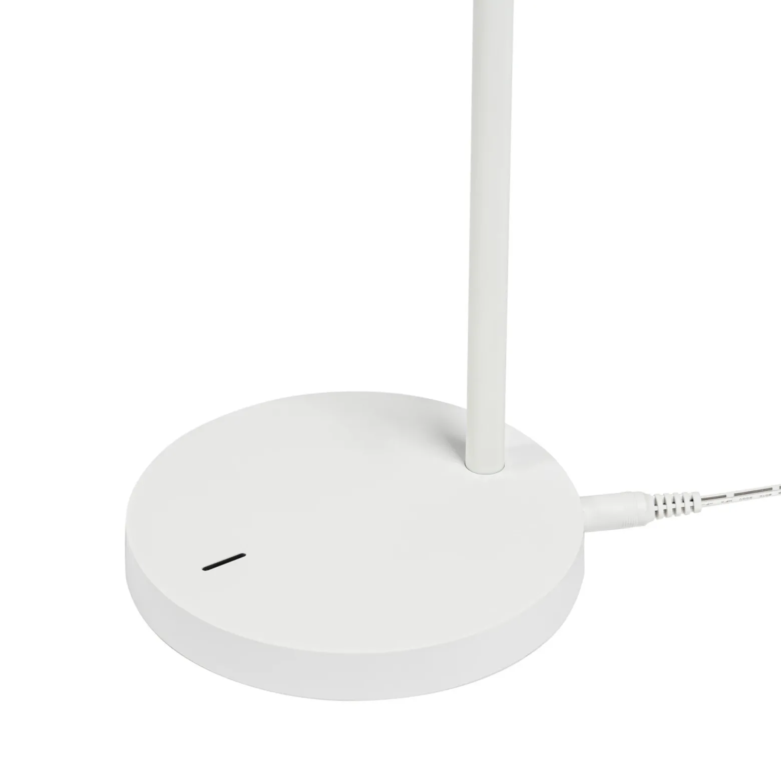 Lámpara de mesa LED Ailina de Lindby, altura 36 cm, blanca, atenuable
