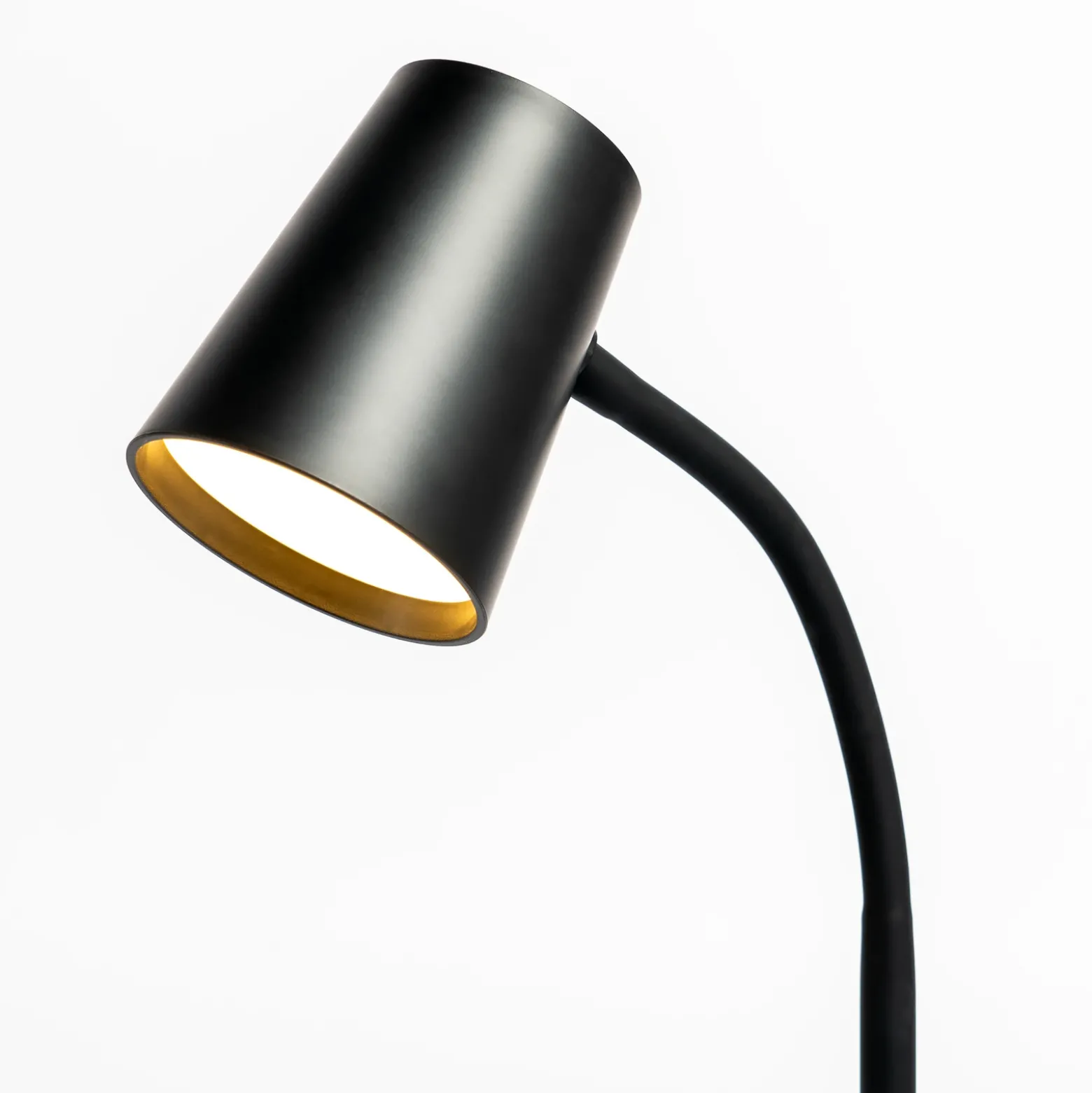 Lámpara de mesa LED Ailina de Lindby, altura 36 cm, negra, atenuable