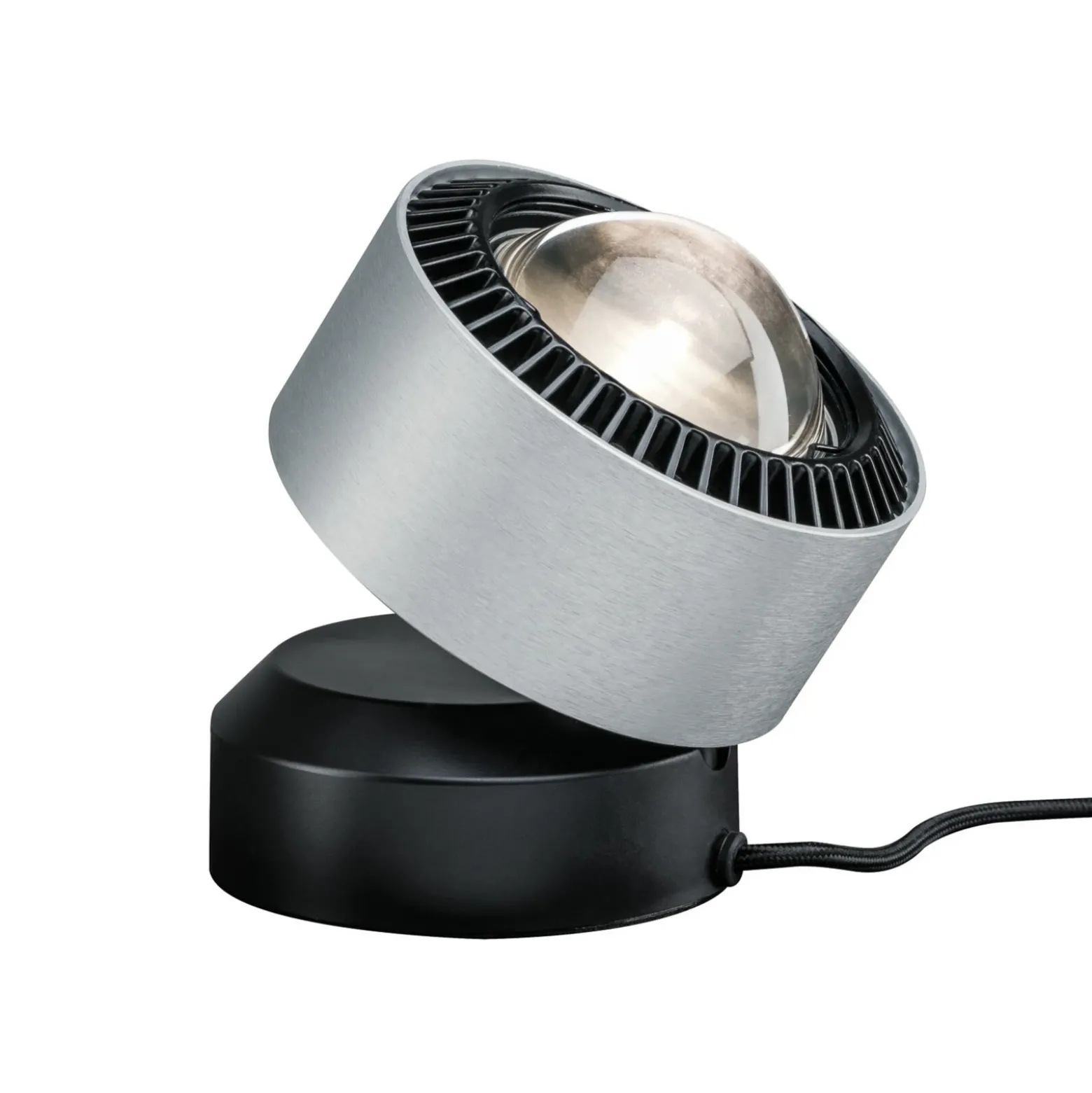 lámpara de mesa LED Aldan de Paulmann, aluminio, 10 cm, atenuable