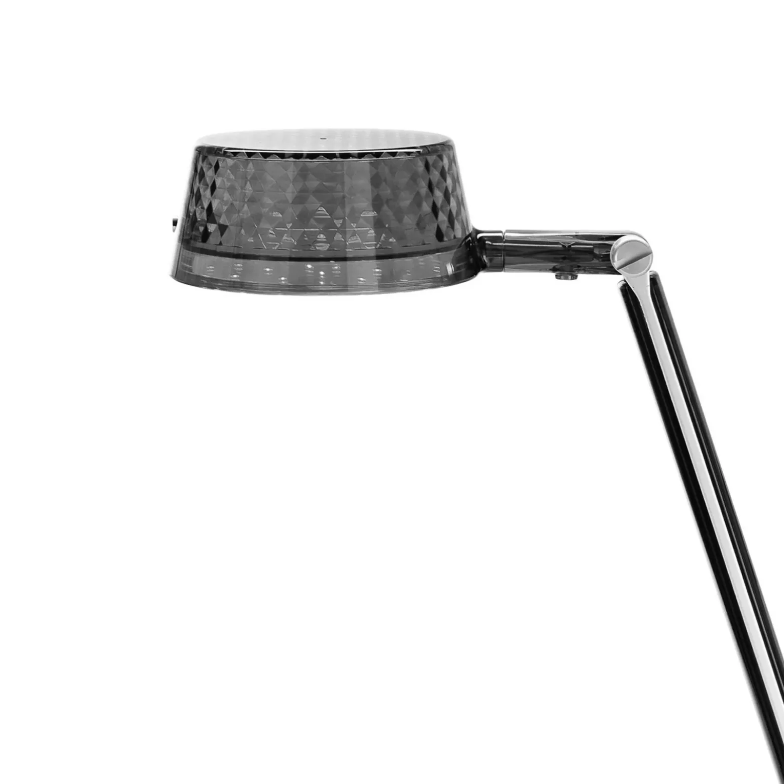 Lámpara de mesa LED Aledin Dec ajustable, ahumado