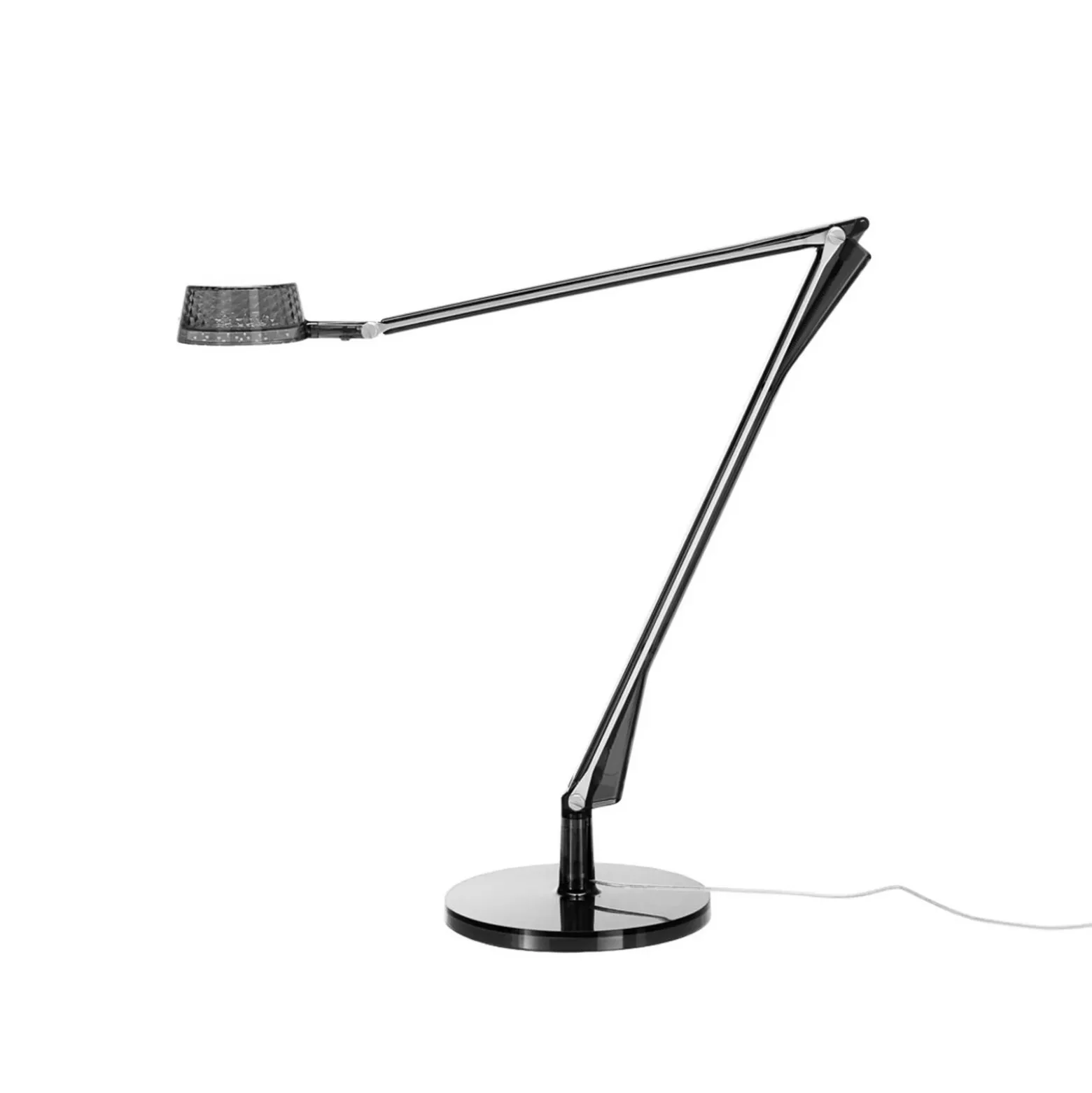 Lámpara de mesa LED Aledin Dec ajustable, ahumado