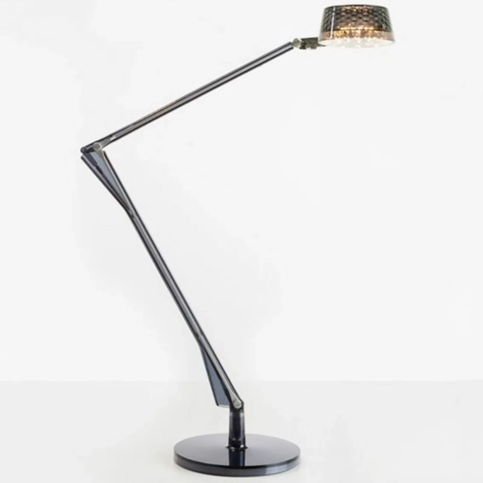 Lámpara de mesa LED Aledin Dec ajustable, ahumado