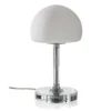 Lámpara de mesa LED Ancilla, cromada, regulador de intensidad de 30 cm,
