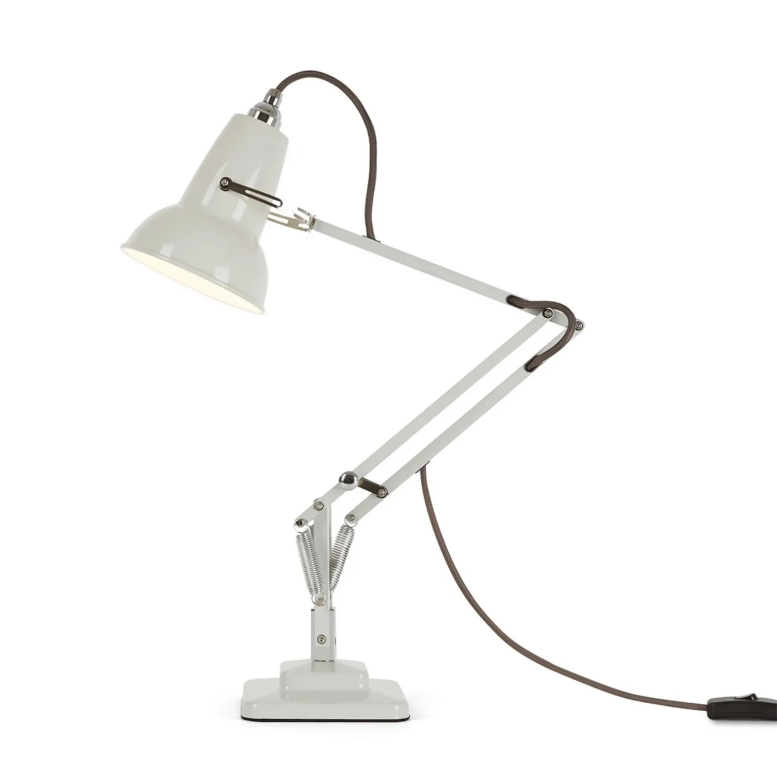 lámpara de mesa LED Anglepoise Original 1227 Mini, blanca