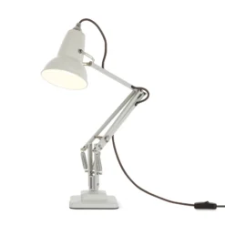 lámpara de mesa LED Anglepoise Original 1227 Mini, blanca