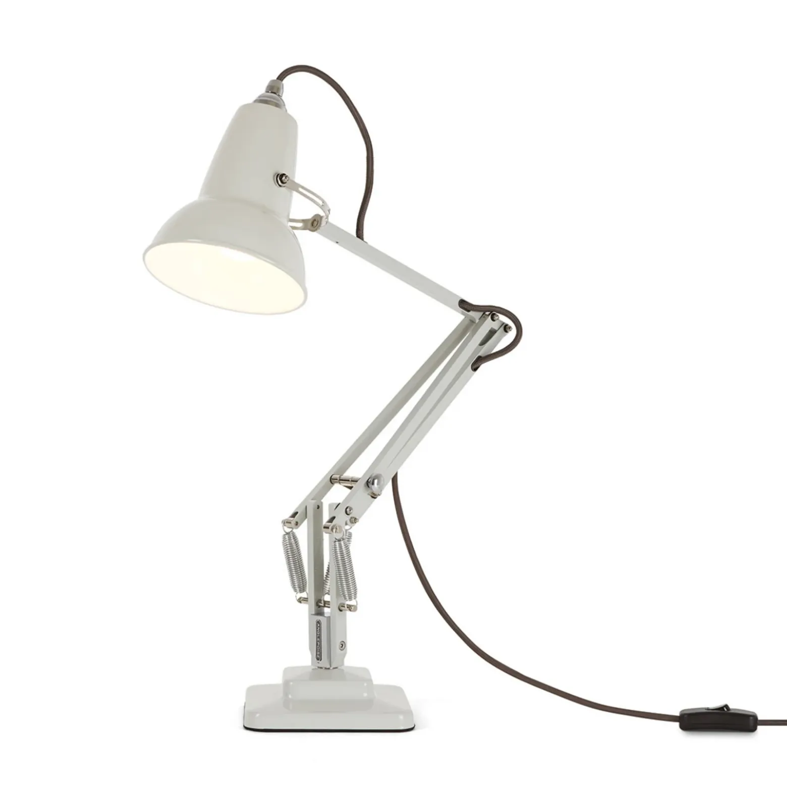 lámpara de mesa LED Anglepoise Original 1227 Mini, blanca