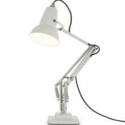lámpara de mesa LED Anglepoise Original 1227 Mini, blanca