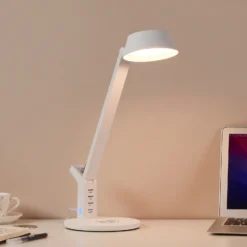 Lámpara de mesa LED Banderalo CCT dim QI blanco