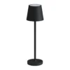 Lámpara de mesa LED 5097, batería recargable IP54 atenuable negro