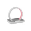 Lámpara de mesa LED Beat batería, RGBW blanco mate