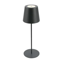 Lámpara de mesa LED con batería 7508015, antracita 2.700 K IP44 Touchdim