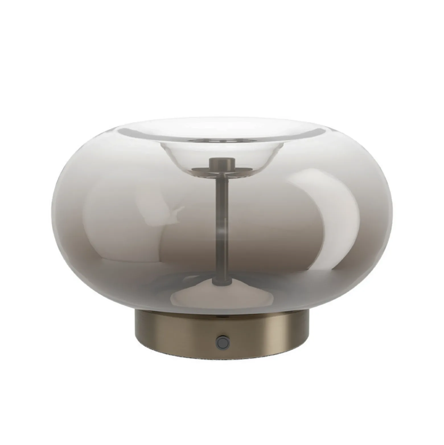 Lámpara de mesa LED EGLO OPTICA 1, bronce/marrón, Ø 25 cm, CCT