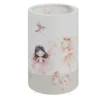 Lámpara de mesa LED «Feenwelt», blanca/rosa, altura 25 cm