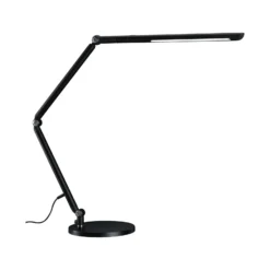 Lámpara de mesa LED FlexBar de Paulmann, negra, 36 cm, CCT
