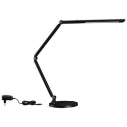 Lámpara de mesa LED FlexBar de Paulmann, negra, 36 cm, CCT