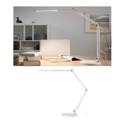 Lámpara de mesa LED FlexBar de Paulmann, blanca, 36 cm, CCT