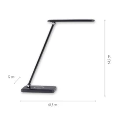 Lámpara de mesa LED Florentina, negro