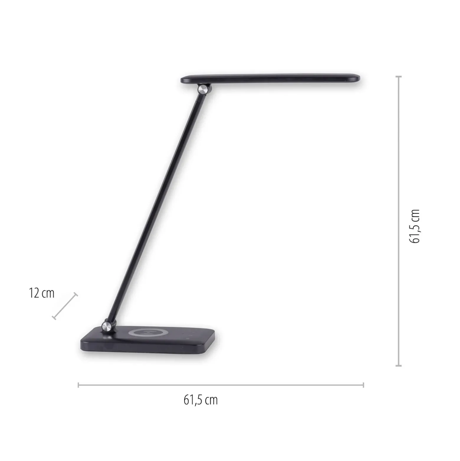 Lámpara de mesa LED Florentina, negro