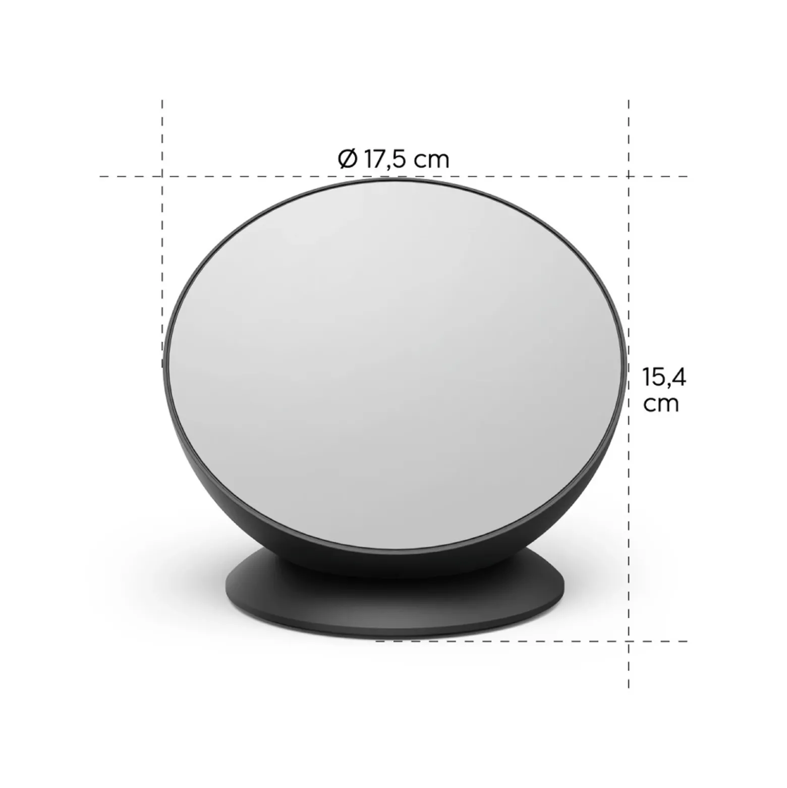 Lámpara de mesa LED inteligente Hama, negra, WLAN, RGBW, atenuable