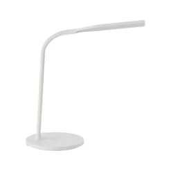 Lámpara de mesa LED Joni, blanca, altura 34 cm, CCT, atenuable