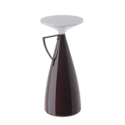lámpara de mesa LED Kartell Camomille, rojo oscuro, atenuable