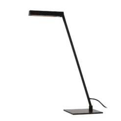 Lámpara de mesa LED Lavale, negra, atenuable, altura 42 cm