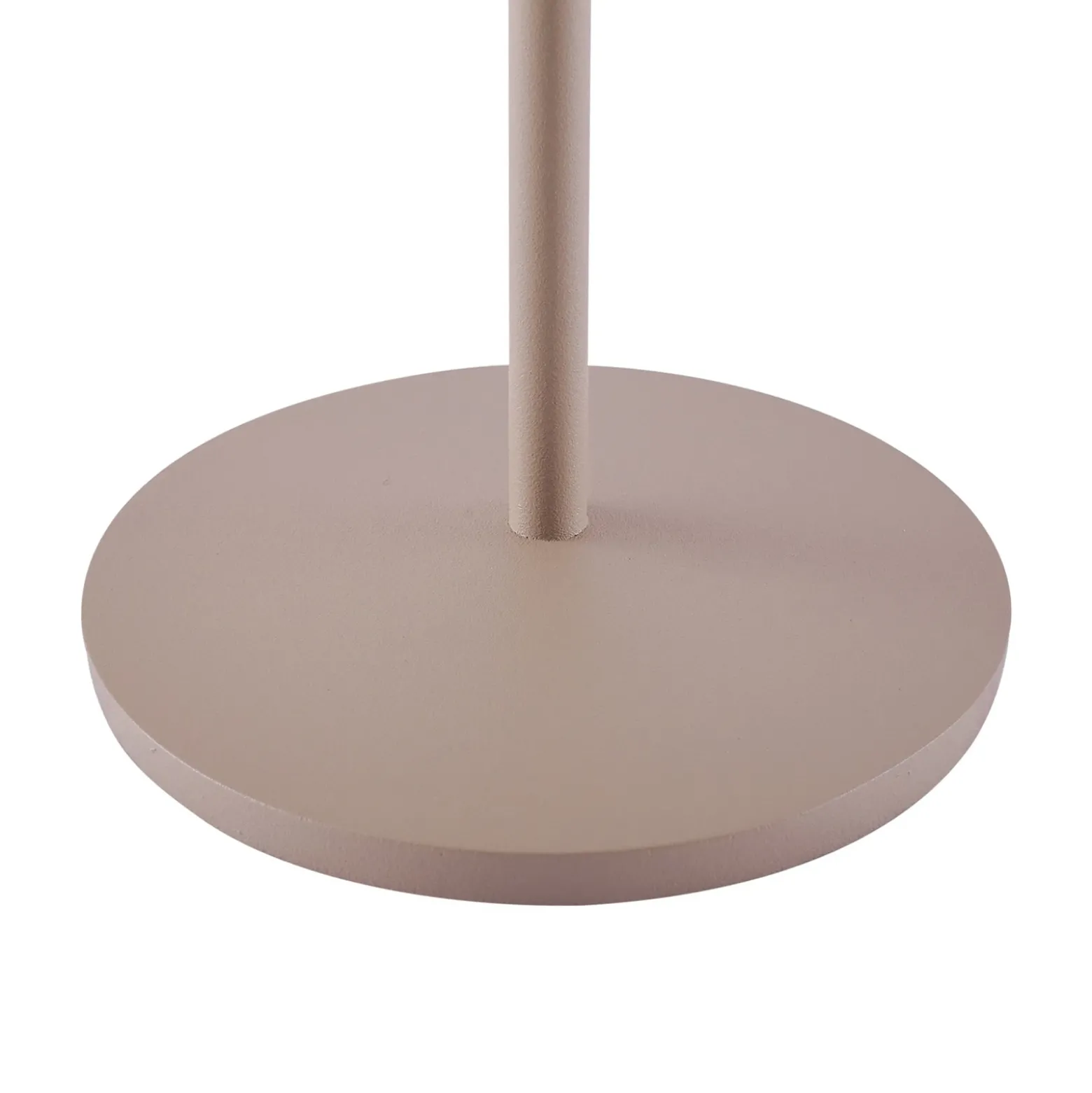 lámpara de mesa LED Lindby Esali, beige, metal, IP65