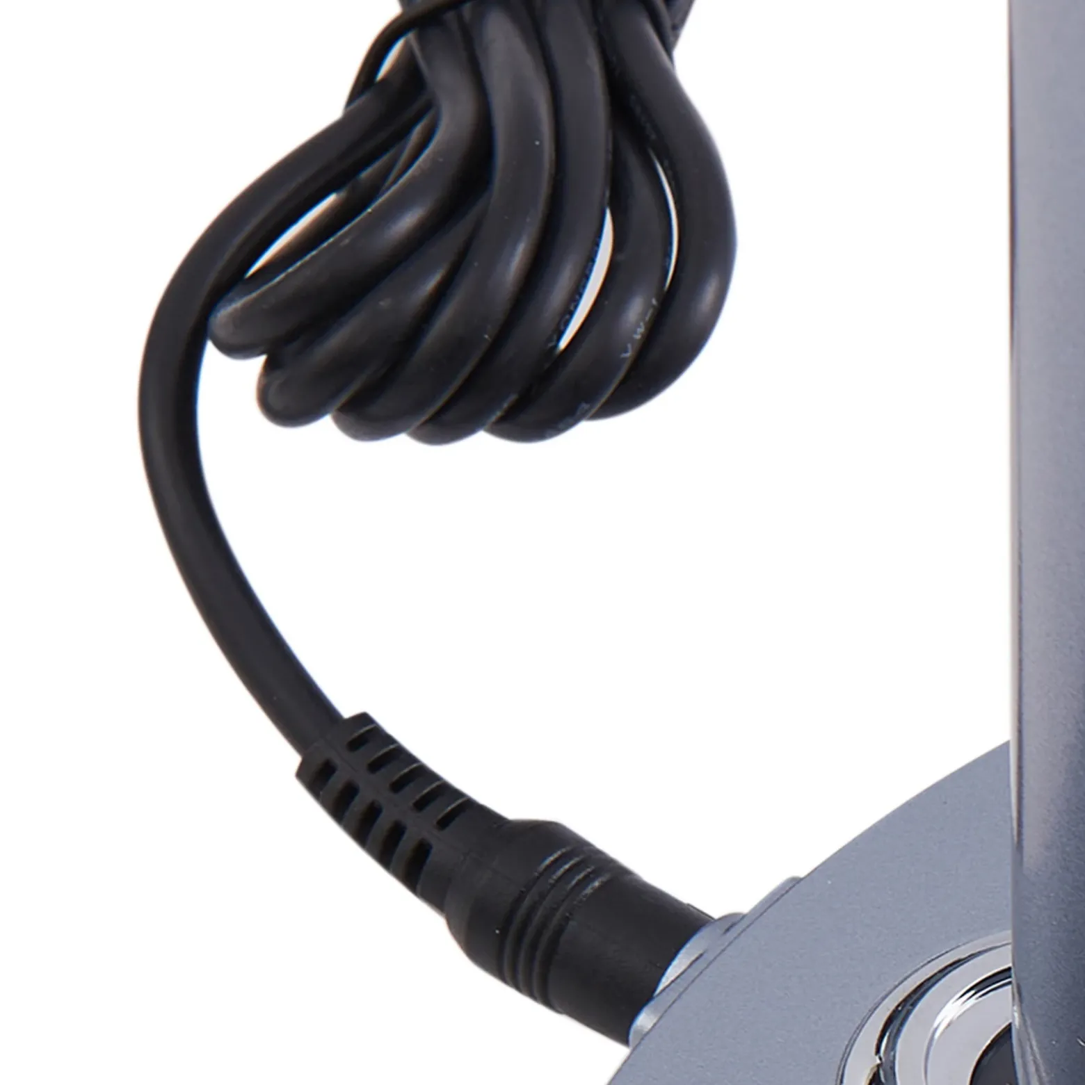 Lámpara de mesa LED Lindby Thies, gris, ABS, altura 78cm, atenuable