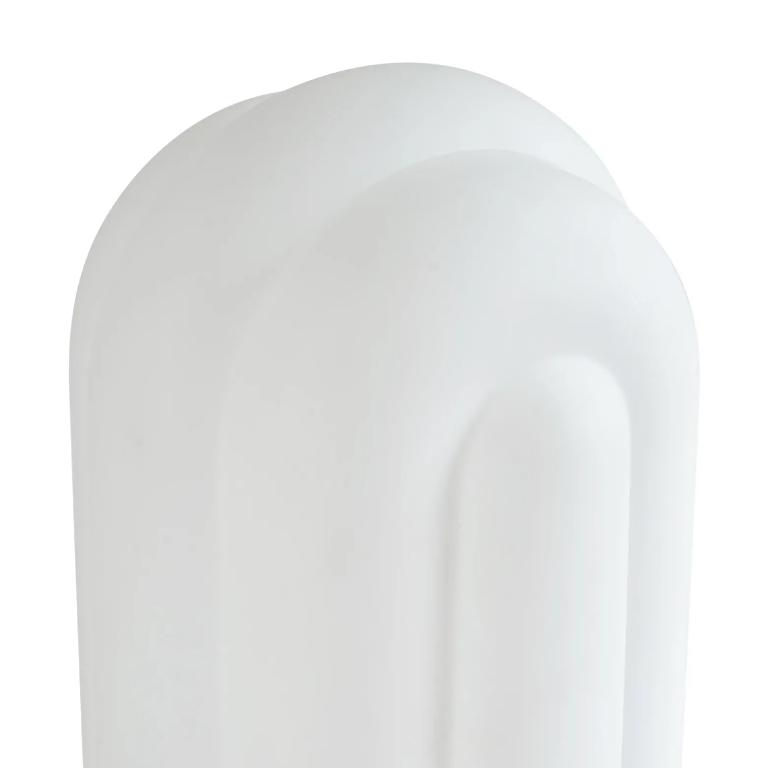 Lámpara de mesa LED Lucande Lunja, blanca, cristal, 30 cm, CCT