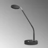 Lámpara de mesa LED Lunia, atenuable, negro arena