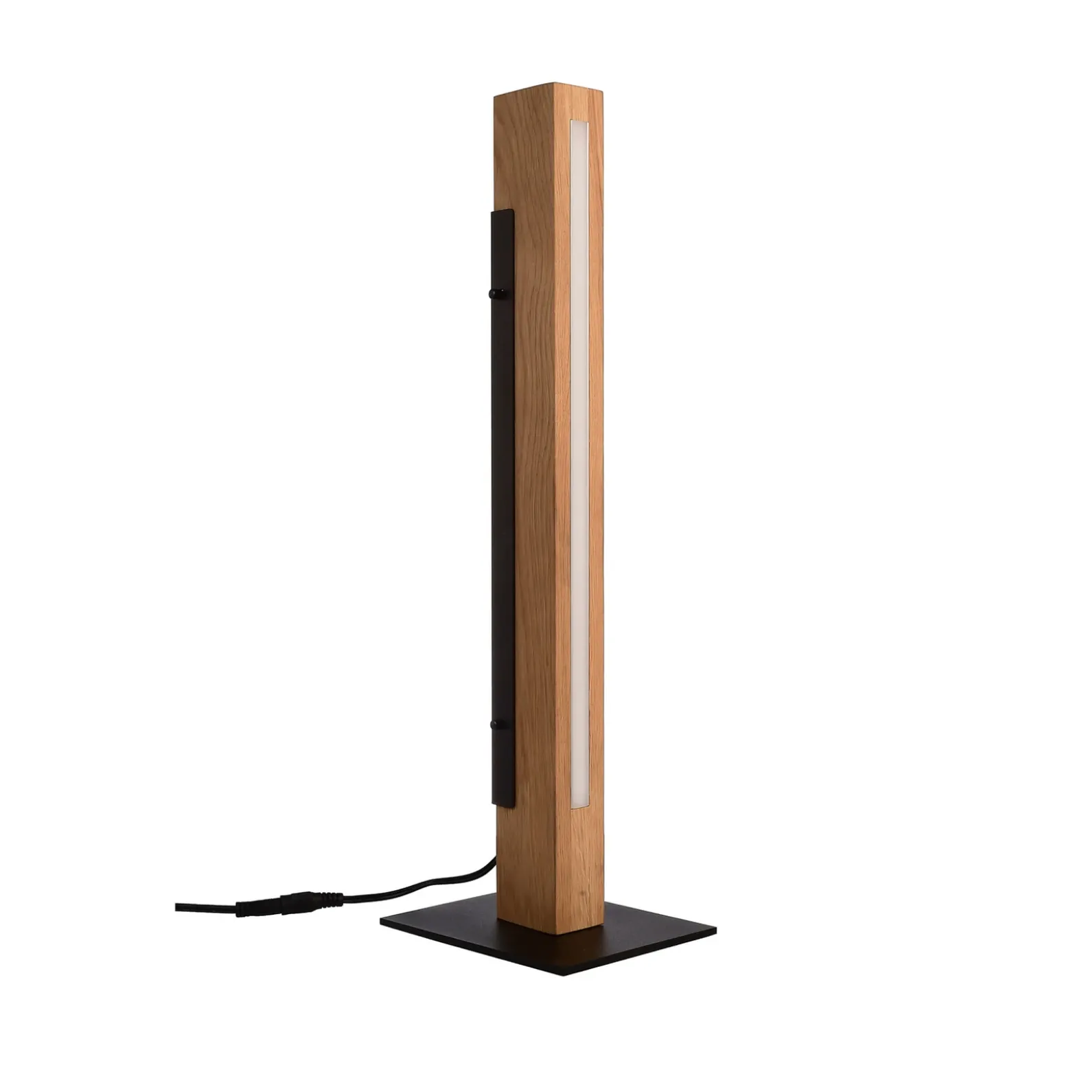 Lámpara de mesa LED Madera, roble, atenuable